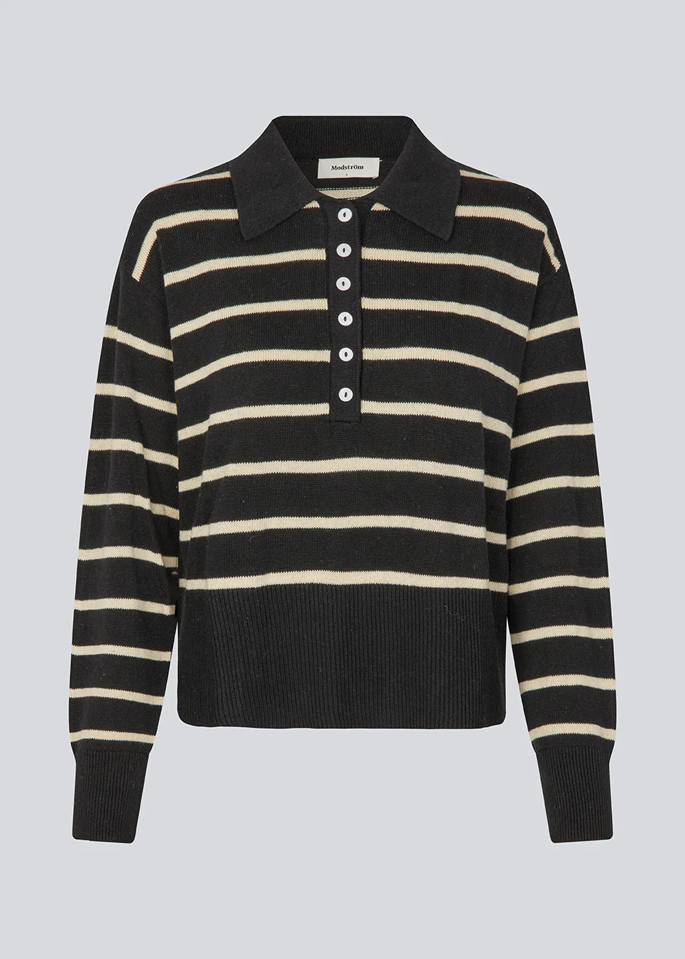 MalvaMD stripe polo