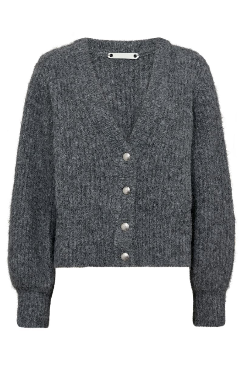 CoralieCC Button Rib Knit GREY