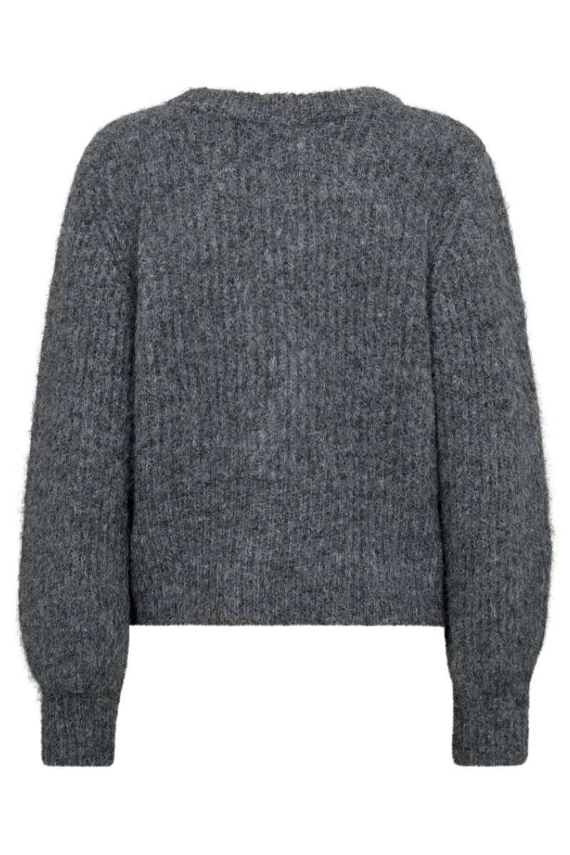 CoralieCC Button Rib Knit GREY