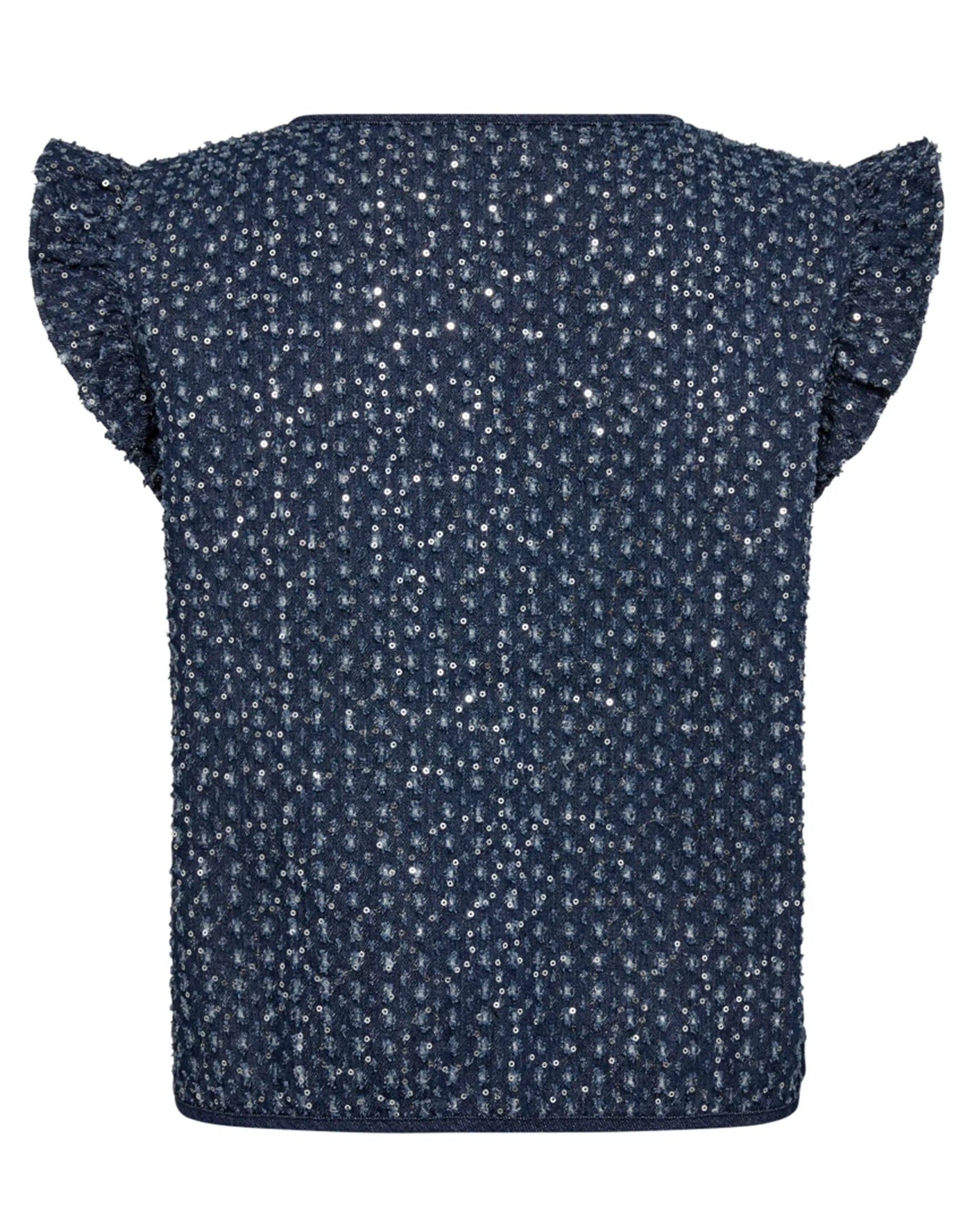 SequinCC Demin Vest