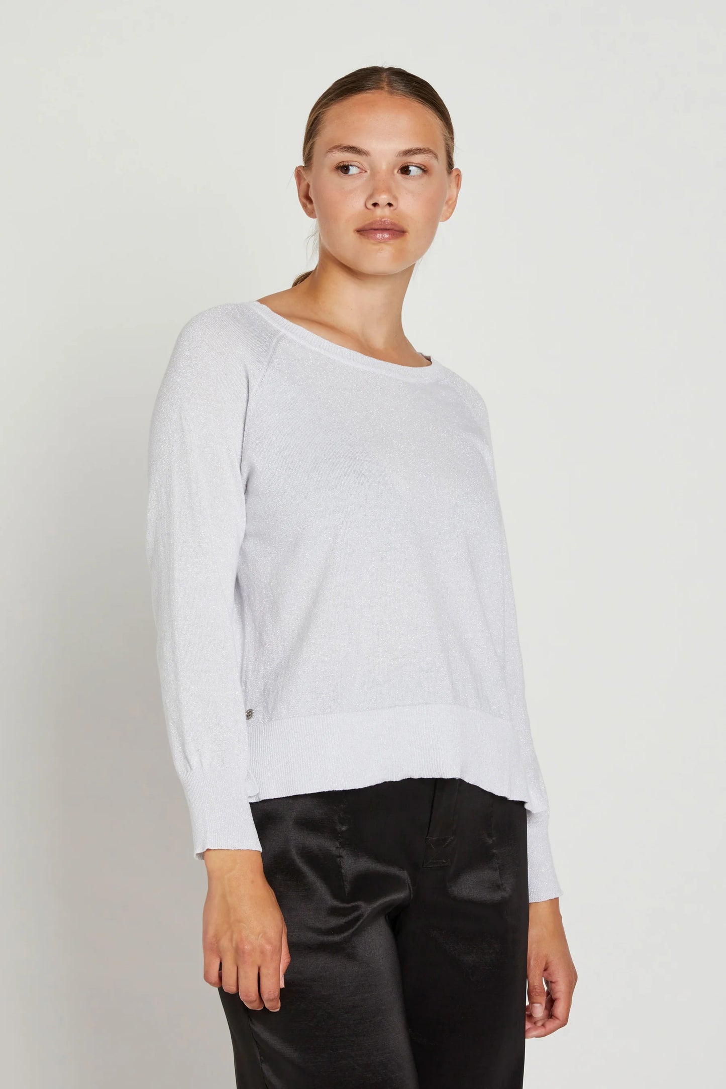 Bekka knit sweater - Silver