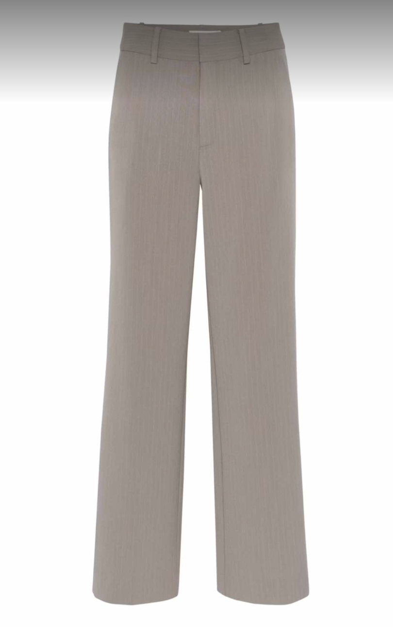 JoelleGZ pants pinstripe Grey/white