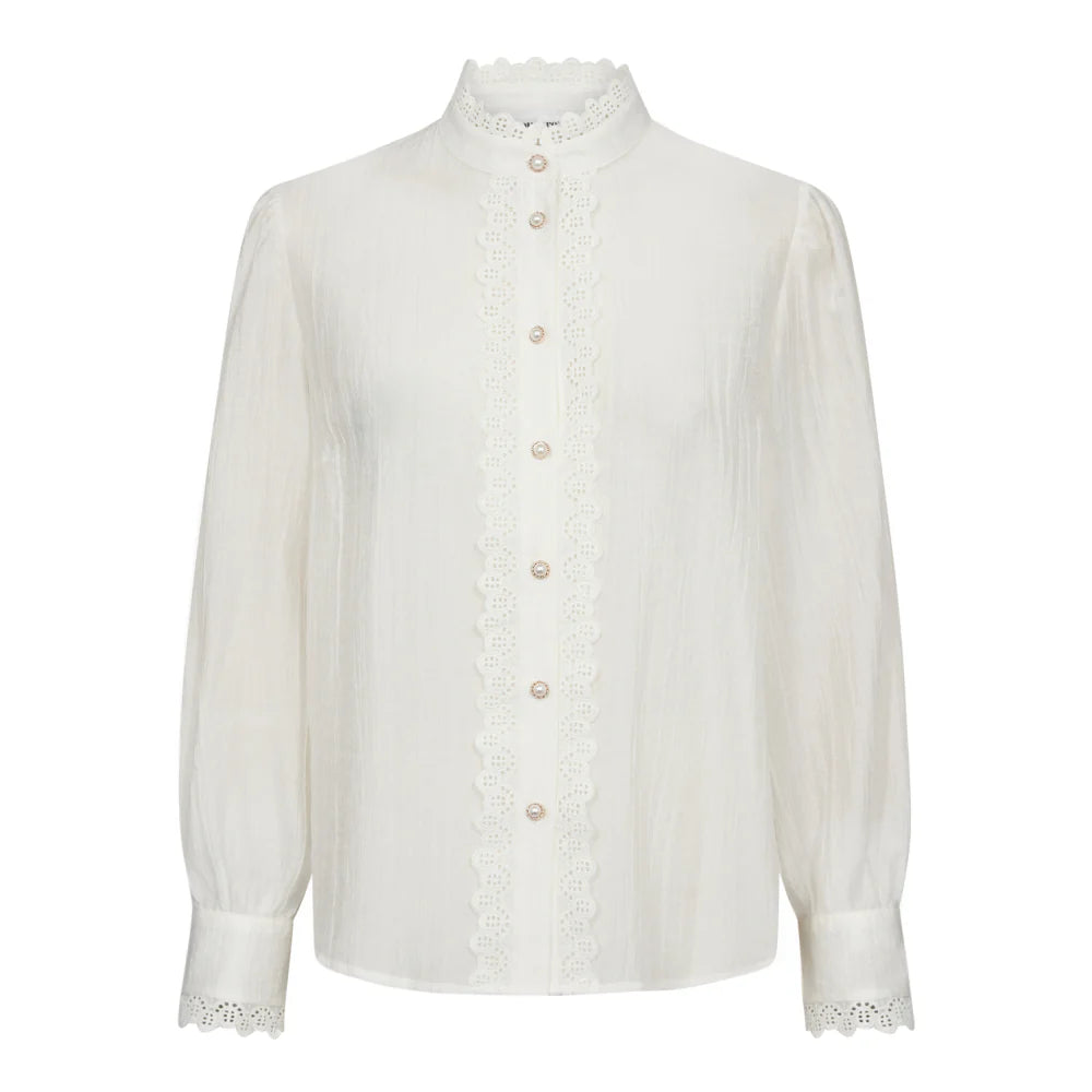 ANGIECC ANGLAISE SHIRT - WHITE